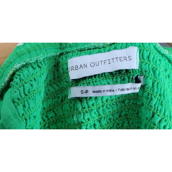 Women's URBAN OUTFITTERS Magpie Off the Shoulder Green Mini Dress Size Small - Picture 3 of 7